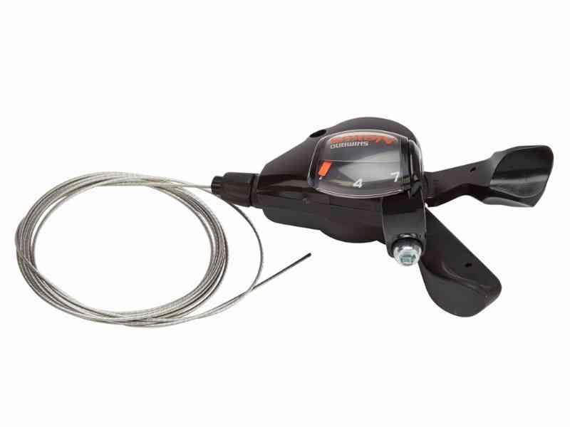 Shimano Nexus SL-7S50 Rapidfire plus - Skiftegreb - 7 Gear inklusiv kabel - Sølv