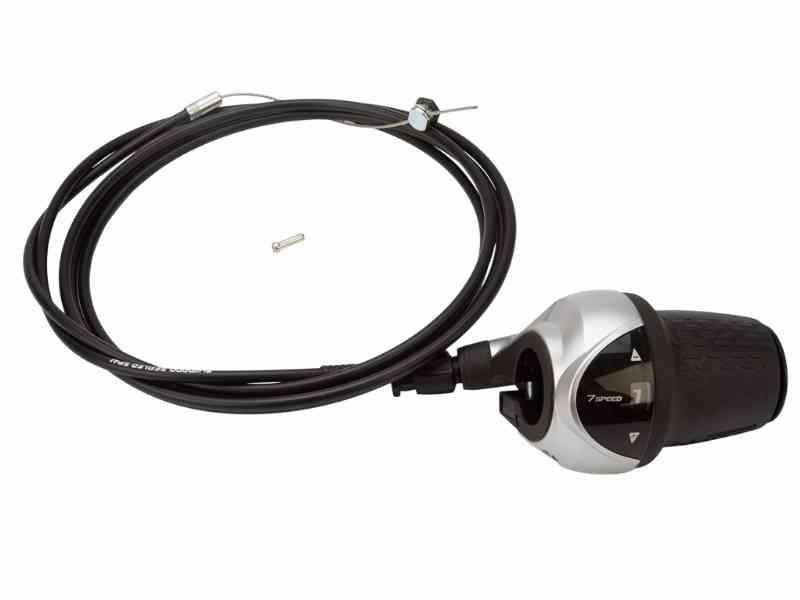 Shimano Nexus Revo Greb 7 Gear - Sølv med kabel