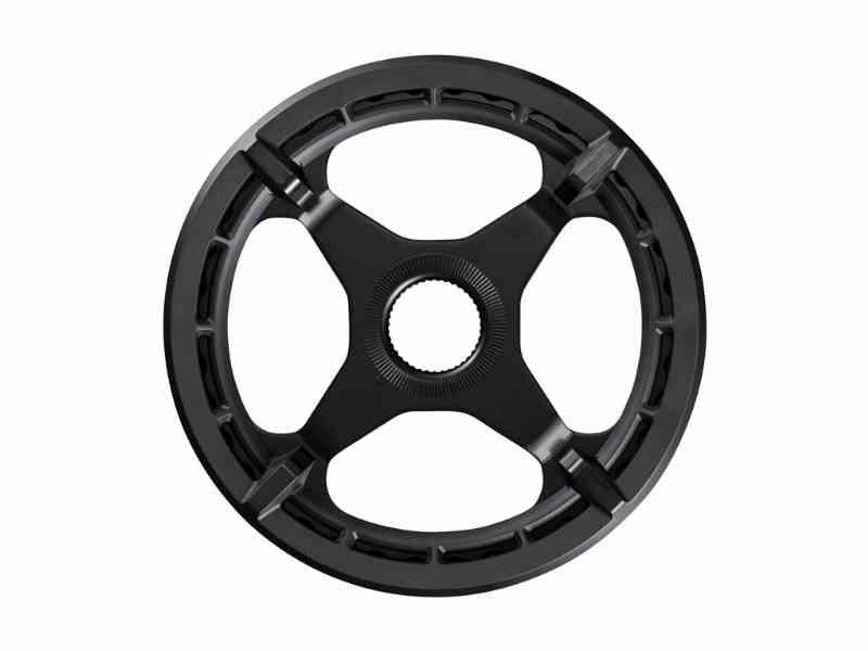 Shimano Steps 38T klinge Grå med kædebeskytter