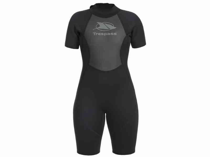 Trespass Scubadive - Kort Våddragt - 3mm Neopren - Sort - XXL