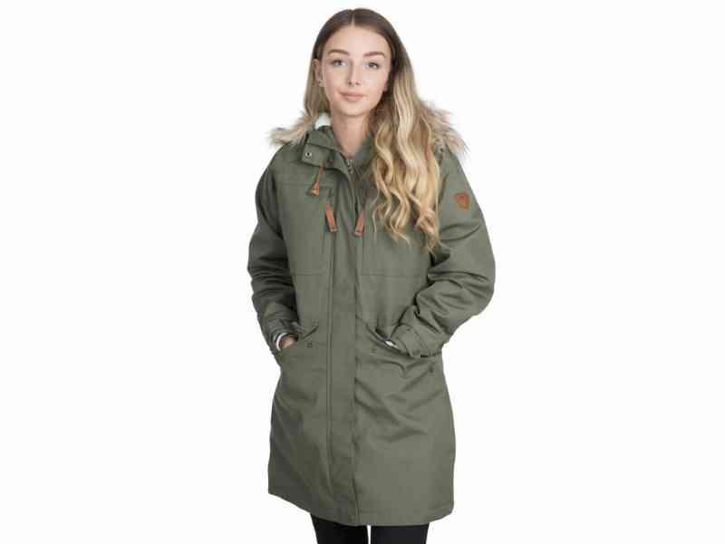 Trespass Faithful - Dame Parka Jakke - XXL - Grøn