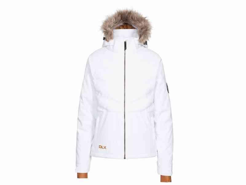 Trespass DLX Elisabeth - Dame Skijakke - Hvid XL