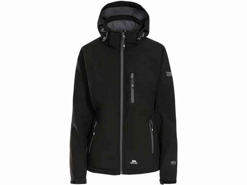 Trespass Bela - Dame Softshell Jakke - Sort - Str. S