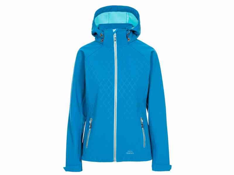 Trespass Nelly - Blå Softshelljakke til Dame - 3XL