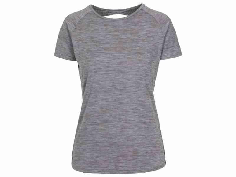 Trespass DLX Ally - Dame T-Shirt - Hurtigtørrende - Grå - XXL