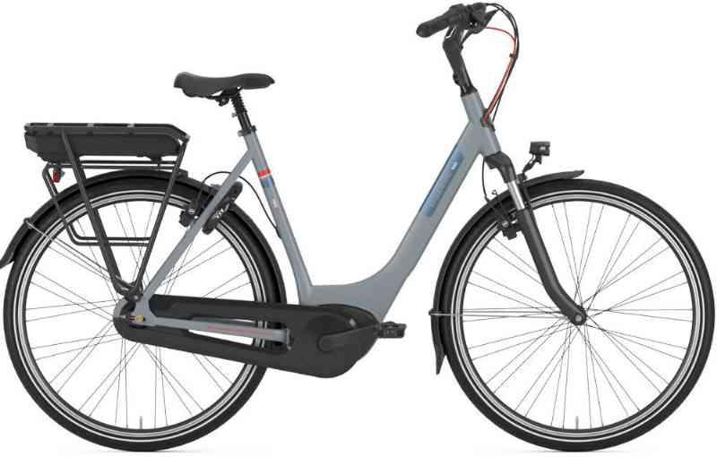 Gazelle Paris C7+ HMB 400wh Damecykel 2022 - Grå