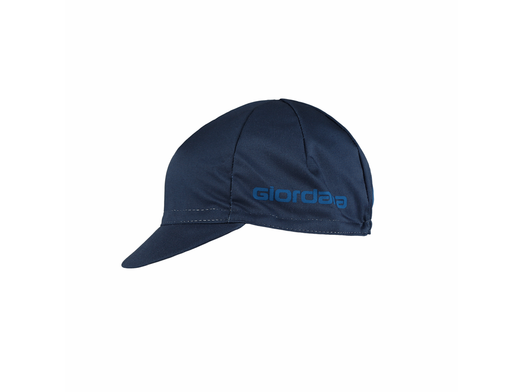 Giordana Kasket - Ensfarvet Navy Blå - Onesize