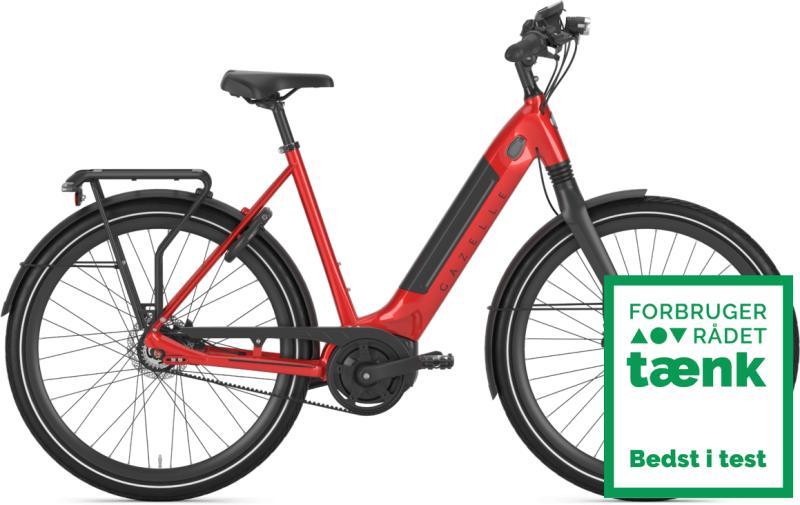 Gazelle ULTIMATE C8+ HMB BELT Dame 2022 - Rød