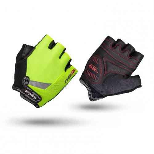 GripGrab ProGel Hi-Vis Korte Cykelhandsker - Komfortabelt Greb