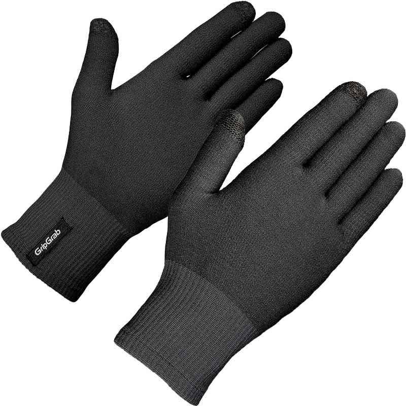 GripGrab Merino Liner Inderhandsker - Sort