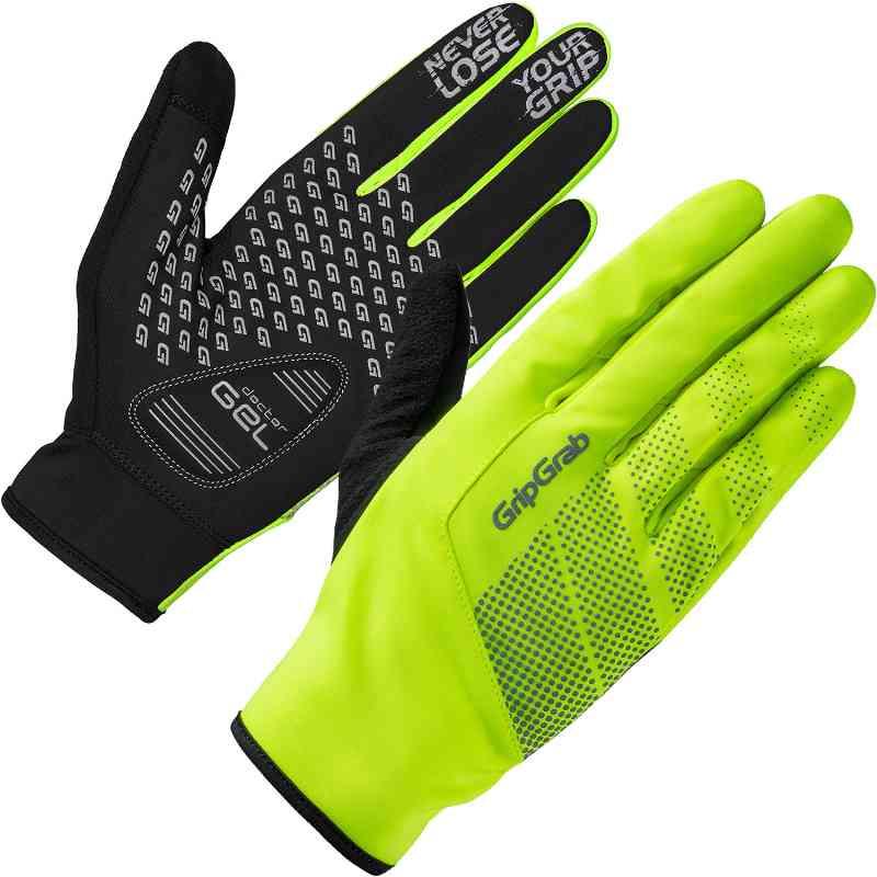 GripGrab Ride Hi-Vis Vindtætte Handsker - Gul