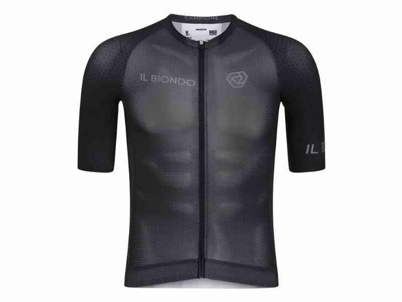 Il Biondo Road Warrior Cykeltrøje - Herre XL - Sort