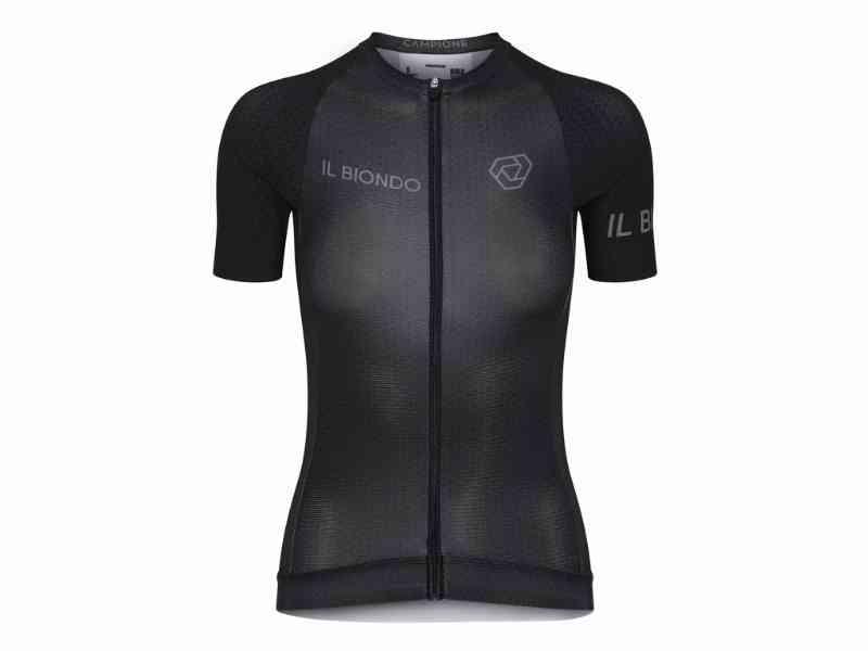 Il Biondo Road Warrior Cykeltrøje Dame XL - Sort