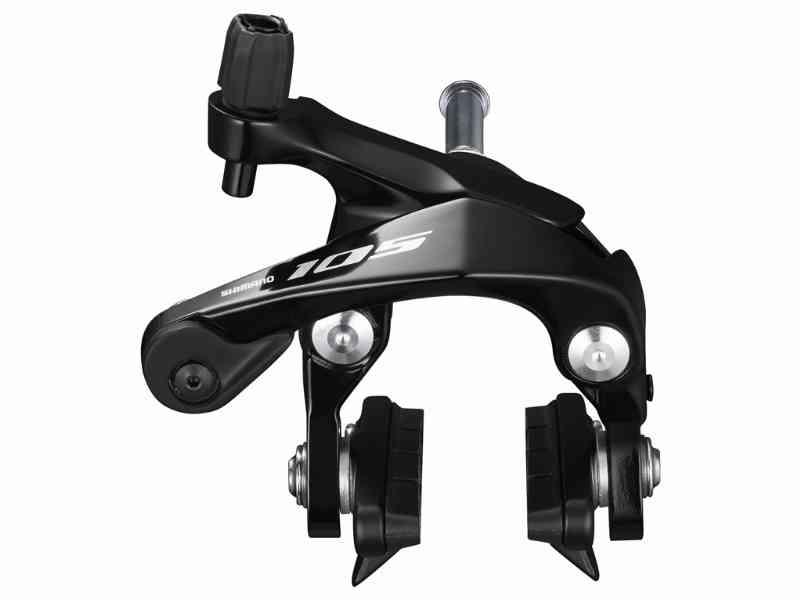 Shimano 105 Bremseklo Sort BR-R7000 til Forhjul