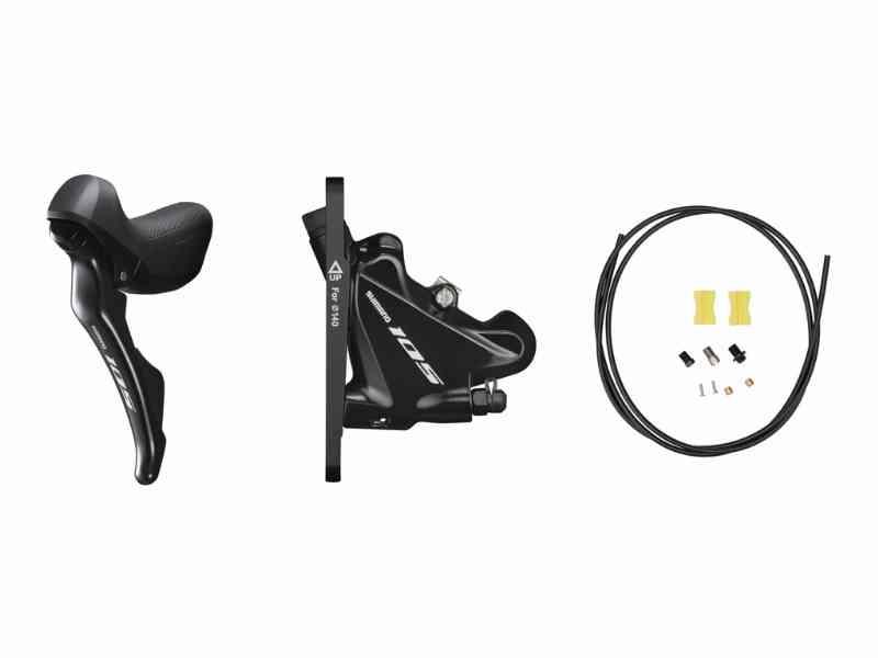 Shimano 105 STI venstre bremsegreb sort - ST-R7025L