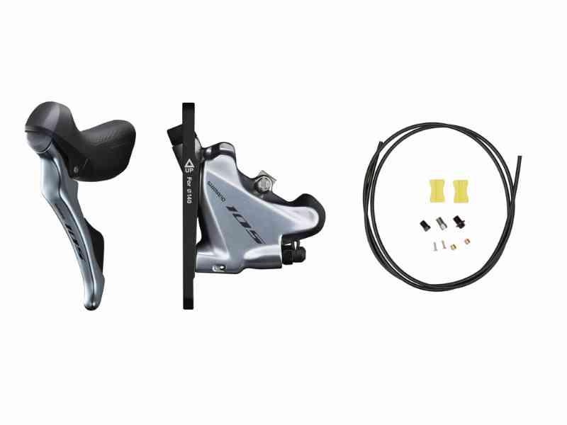 Shimano 105 STI hydraulisk bremsegreb venstre sølv