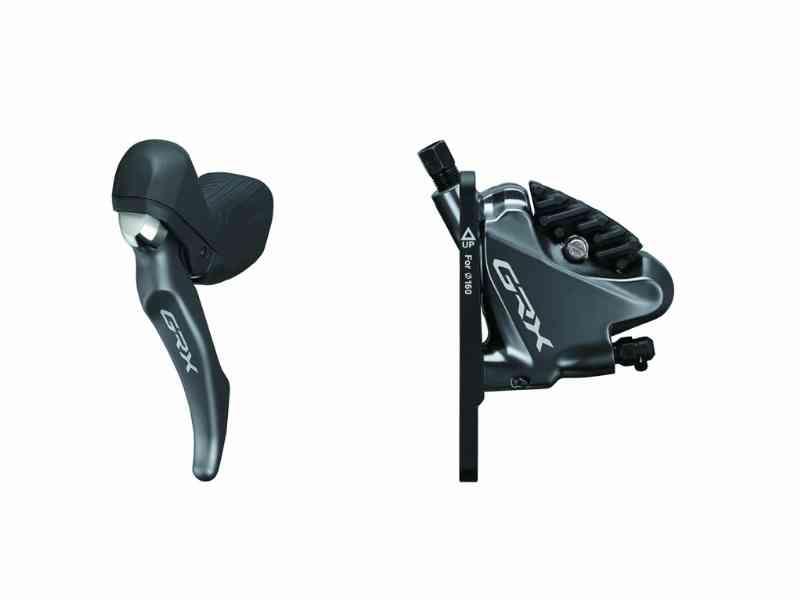 Shimano GRX - Venstre bremsegreb med kaliber og slange