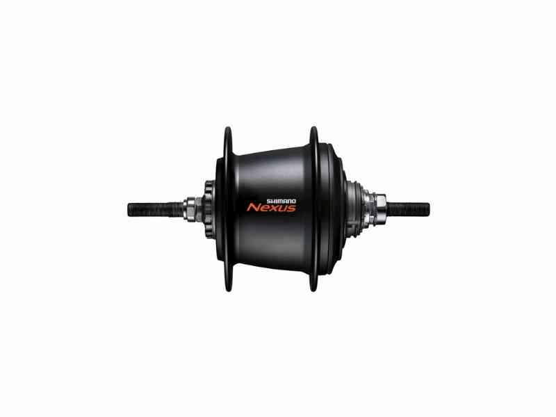 Shimano Nexus 7-gears bagnav med friløb - Sort