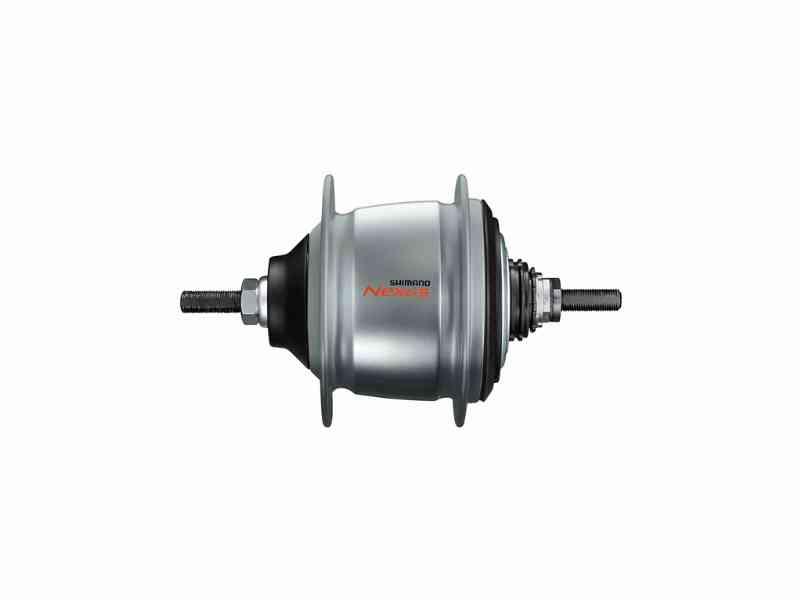 Shimano Nexus 8-gears bagnav til fælgbremse - Sølv