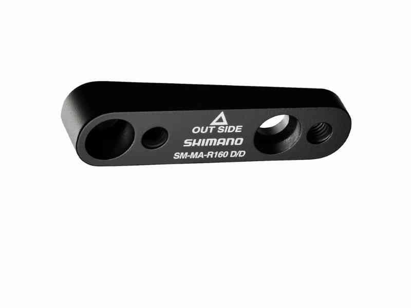 Shimano Adapter til bagbremse - 160mm rotor - Flad montering