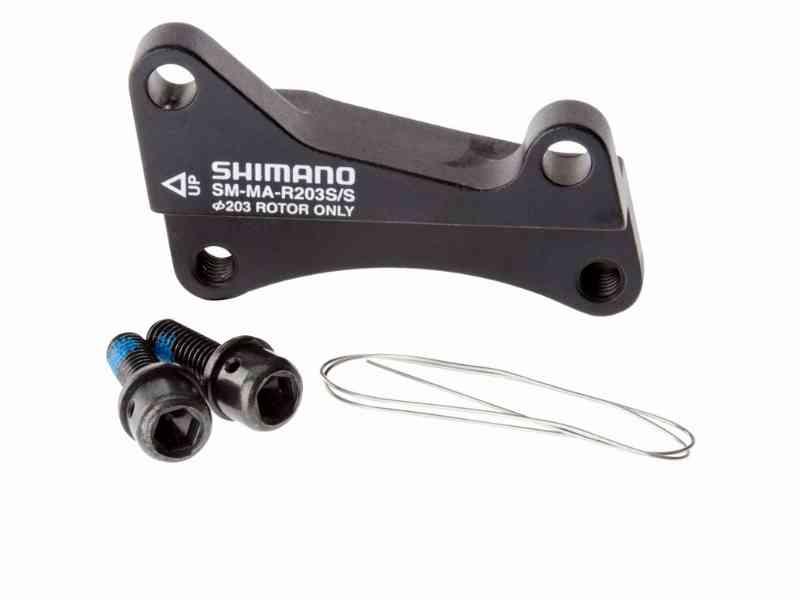 Shimano Forbremsekaliber Adapter – 203mm Rotor
