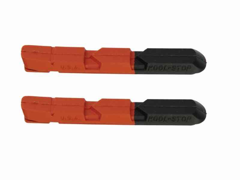 Kool Stop V-Type Salmon - Bremsegummi til V-bremser