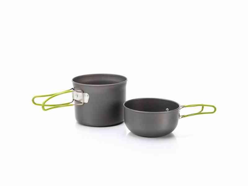 Lome Camping - Aluminium Grydesæt - 2 dele