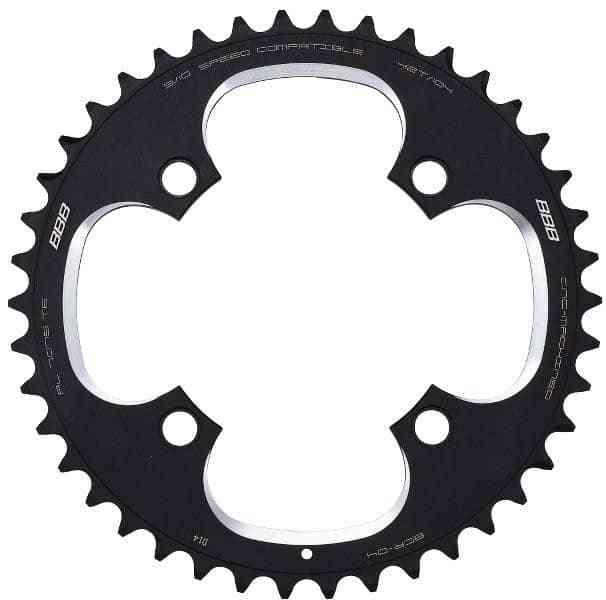 BBB Klinge RoundAbout Sort Aluminium 104mm 42T