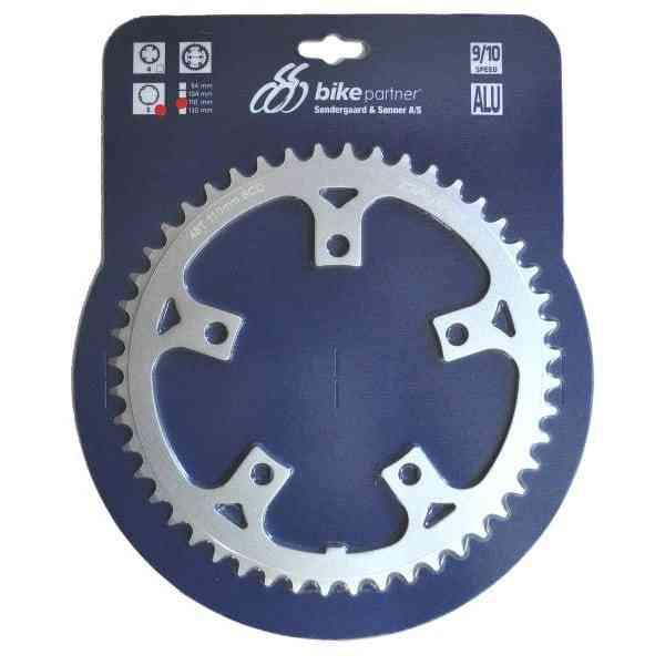 Cykelpartner Klinge DRIVELINE 48T Alu Sølv ø110 5 huller