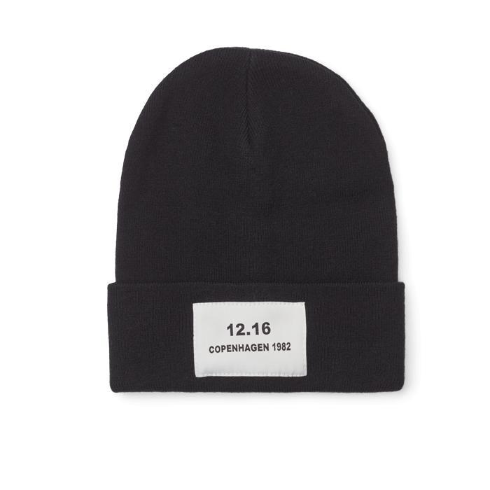 Twelve Sixteen Hue Sort 50% Uld - Sort Strik