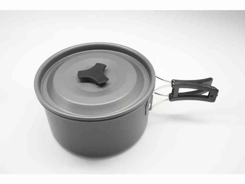 Lome Camping - Aluminium Gryde - 17x9 cm - Grå