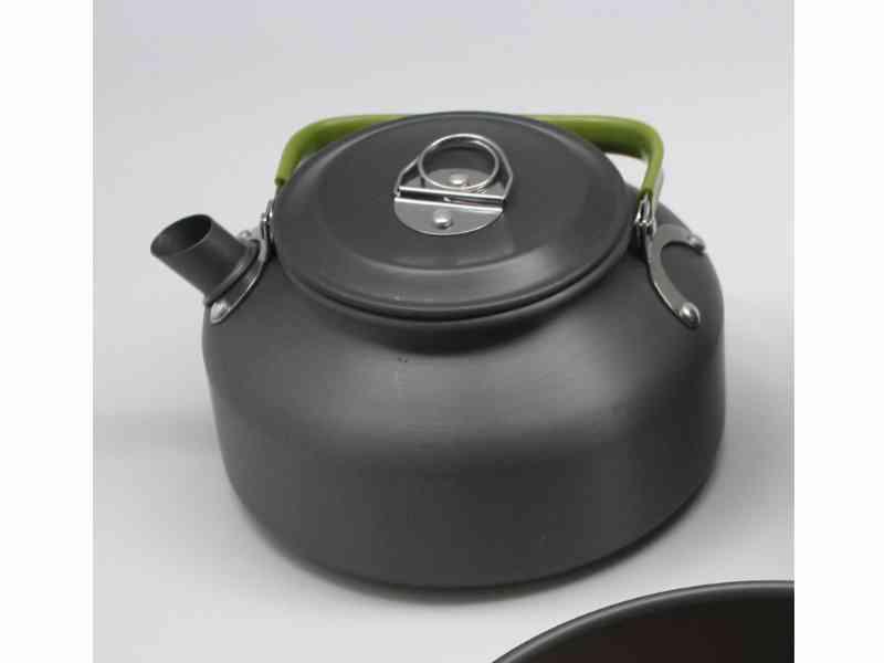 Lome Camping - Aluminium Teapot - 13,8x8 cm - Grå