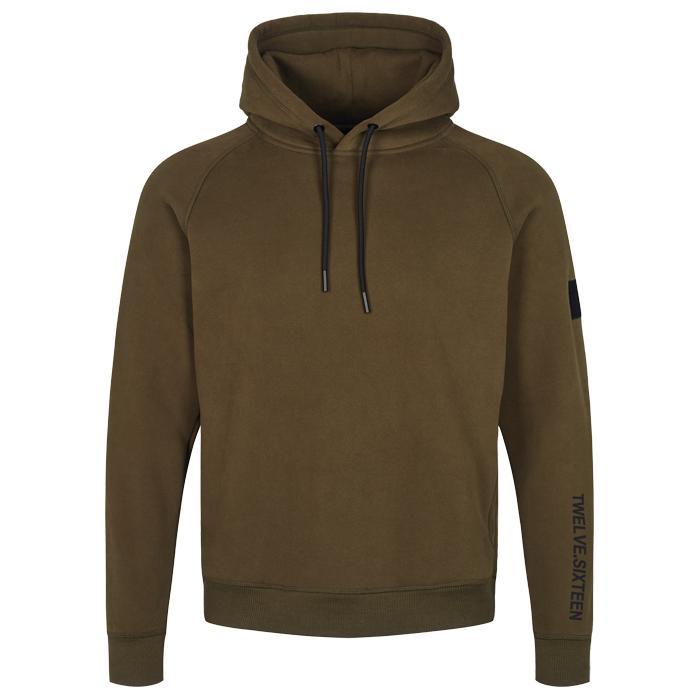 Twelve Sixteen Hoodie Flaske Grøn - XS