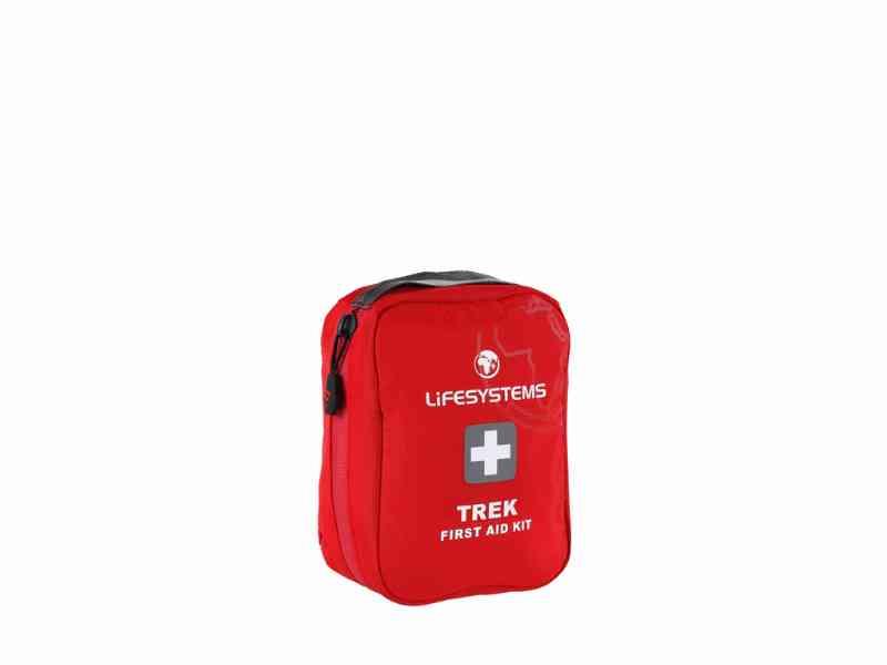 Førstehjælpskit til trekking - LifeSystems - Rød