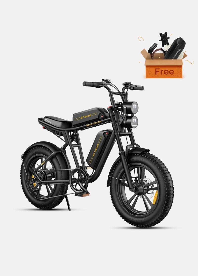 ENGWE M20 - Sort elcykel med 26Ah batteri