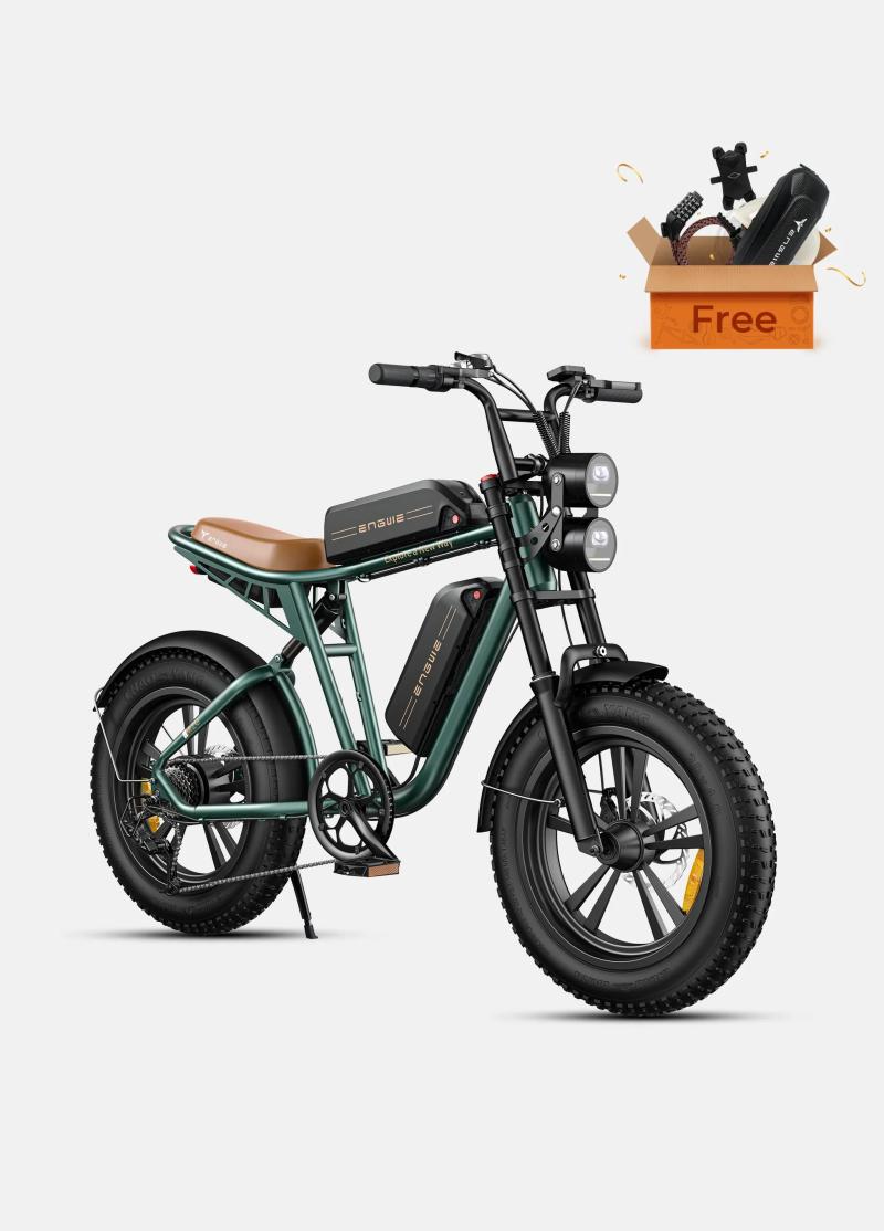 ENGWE M20 - Grøn elcykel med 26Ah batteri