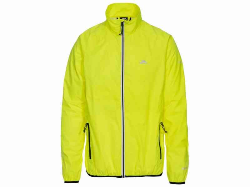 Trespass Retract - Sammenfoldelig sportsjakke - Str. S - Hi-vis gul
