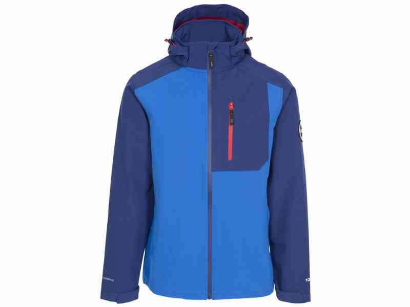 Trespass DLX Lutz - Blå Softshell Jakke - Vind- og Vandtæt