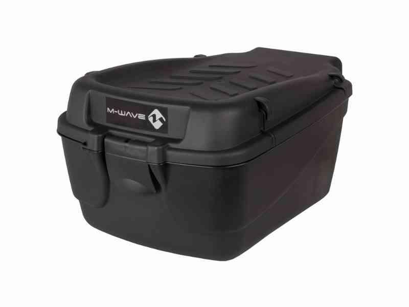 M-Wave Amsterdam Easy Box L-XL - Sort bagageboks 18L