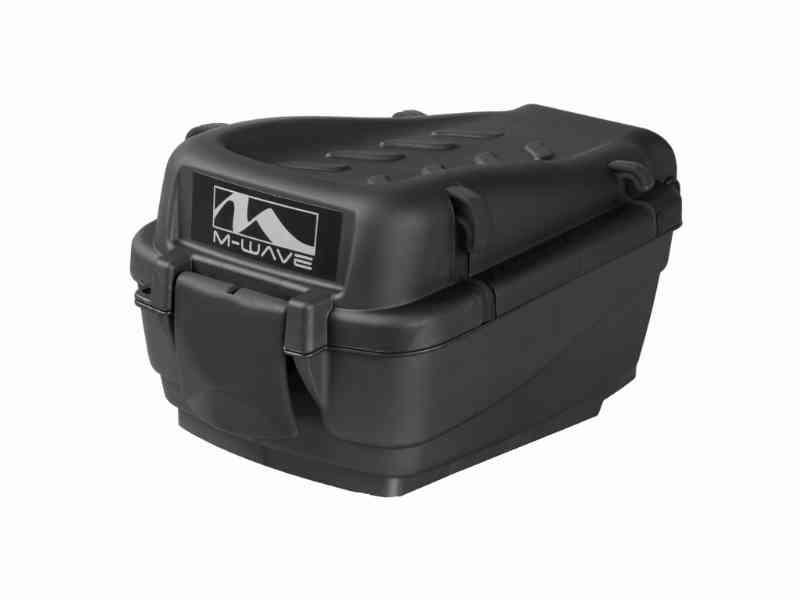 M-Wave Amsterdam Easy Box S-M – Bagageboks – Sort 5L