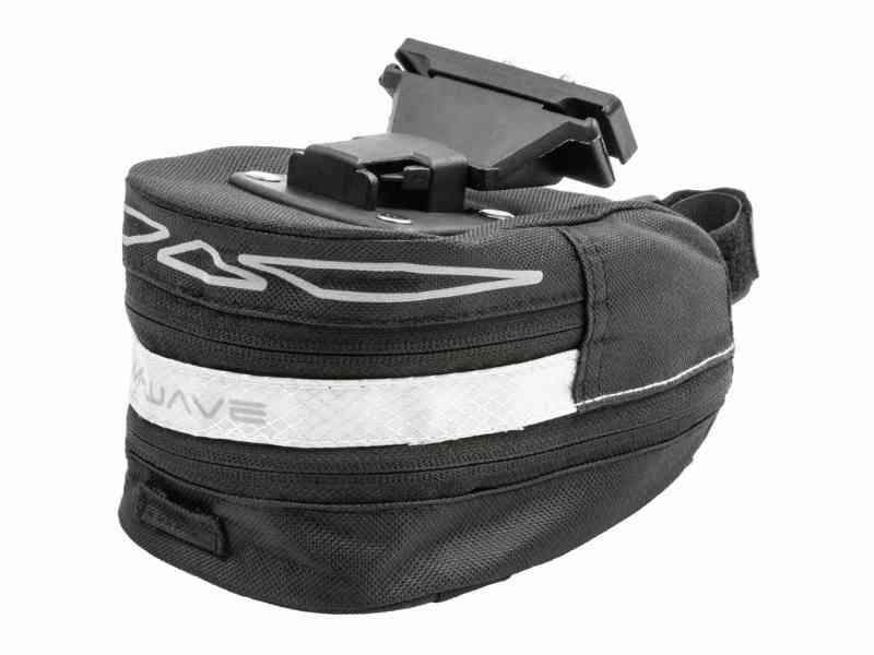 M-Wave Tilburg L - Hvid sadeltaske med Clip On 3.7L