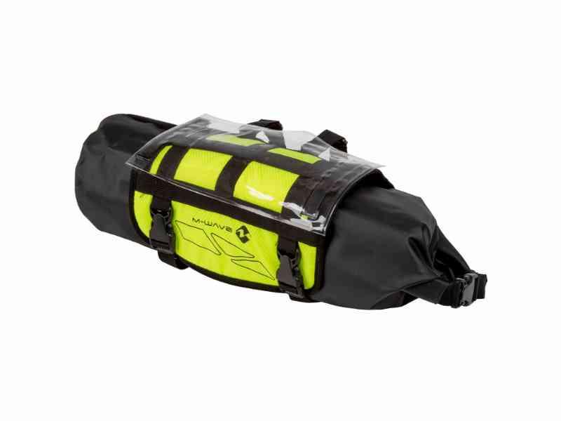M-Wave Rough Ride - 10L Vandtæt Cykeltaske Neongul