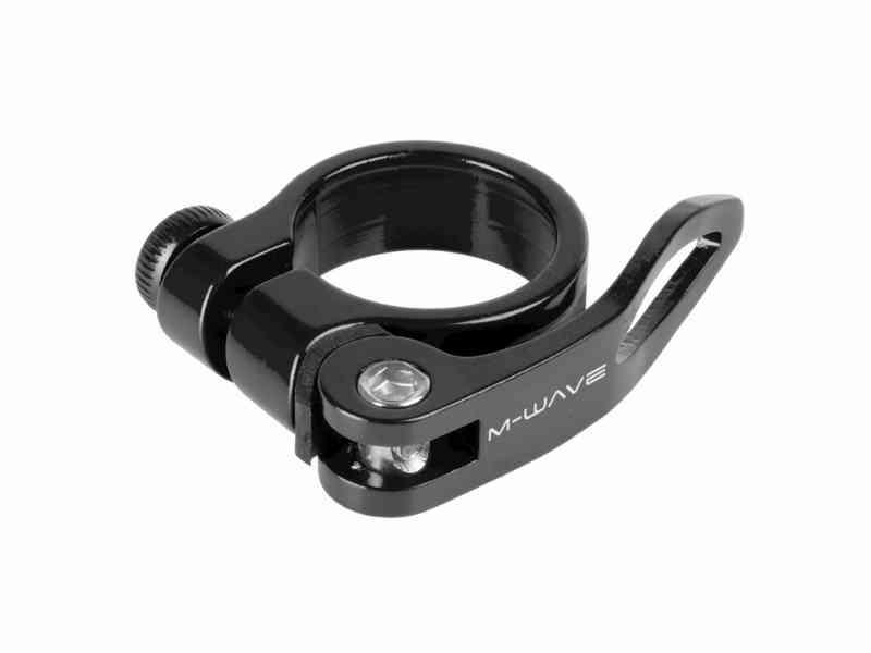 M-Wave Clampy QR - Sadelrørsklampe - Aluminium - Sort