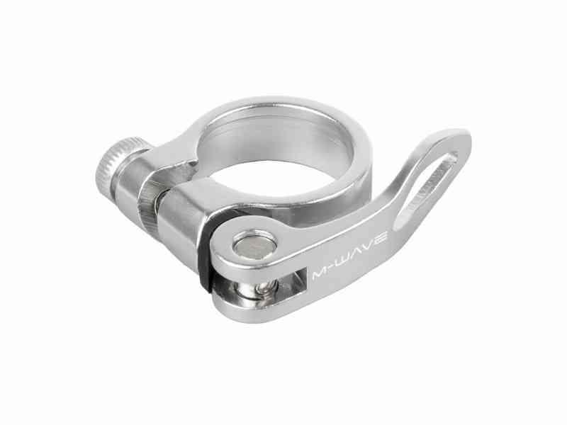 M-Wave Clampy QR - Aluminium sadelrørsklampe - Sølv