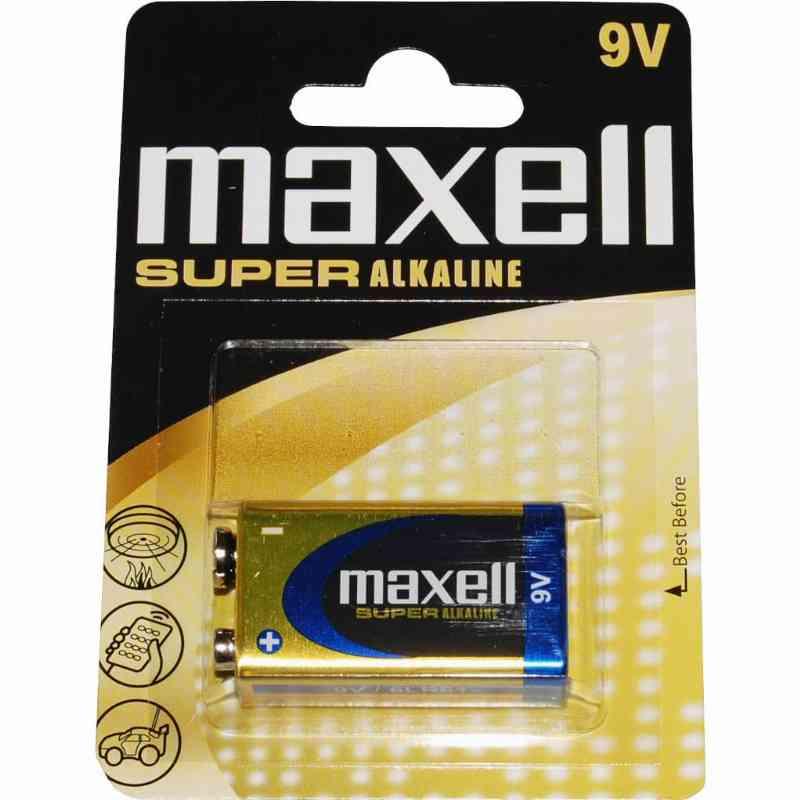 Maxell 9V Alkalisk Batteri 6LR61
