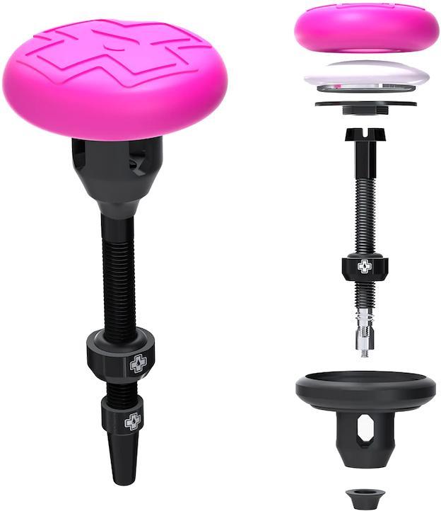 Muc-Off Stealth Tubeless Holder & Airtag Ventil Kit