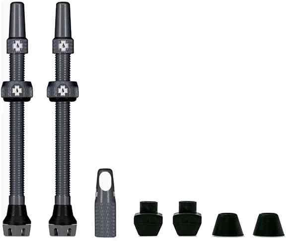 Muc-Off Tubeless Ventil Kit v2.0 - 80 mm - Grå
