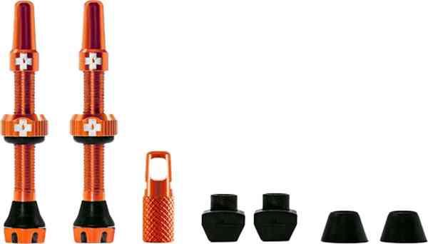 Muc-Off Tubeless Ventil Kit v2.0 - 44 mm - Orange