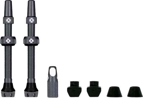 Muc-Off Tubeless Ventil Kit v2.0 - 60 mm - Grå