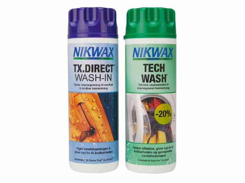 Nikwax Tech Wash og TX-Direct - 2 x 300 ml